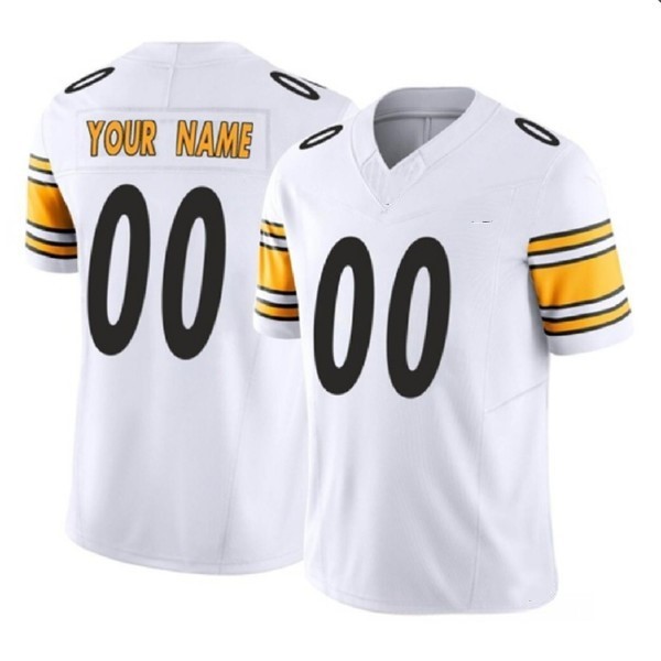 Custom P.Steelers White F.U.S.E. Stitched jersey