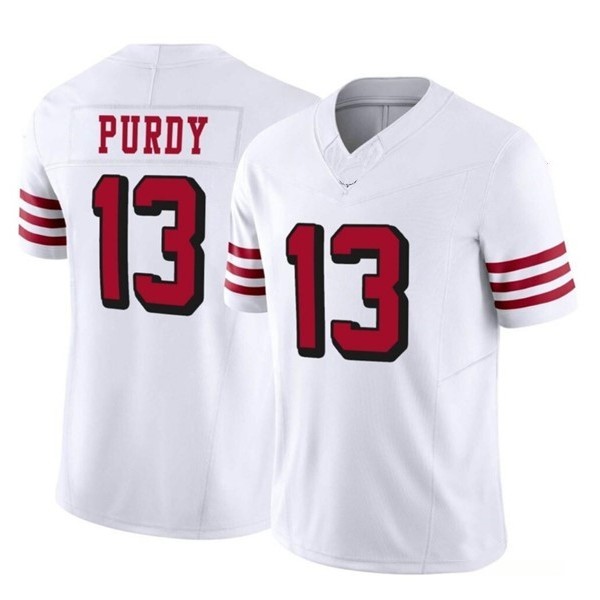 SF.49ers #13 Brock Purdy F.U.S.E. White Stitched jersey