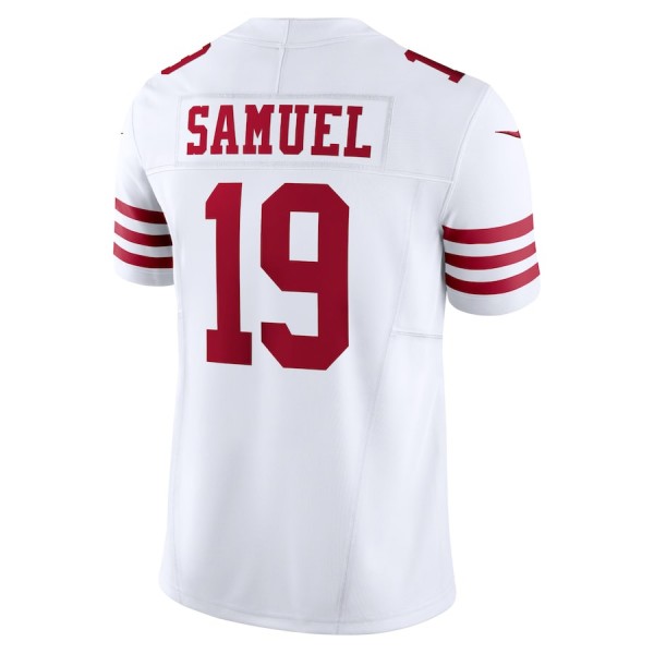 SF.49ers #19 Deebo Samuel White F.U.S.E. Stitched jersey