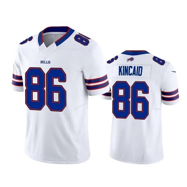 B.Bills #86 Dalton Kincaid White F.U.S.E. Stitched jersey