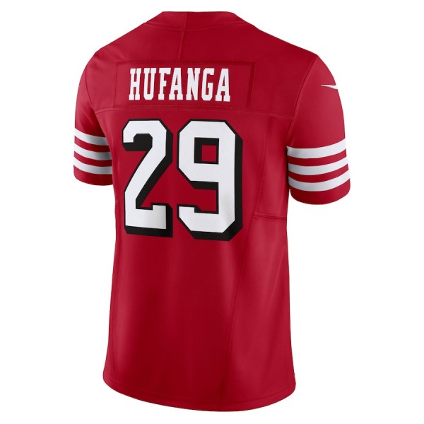 SF.49ers #29 Talanoa Hufanga Red F.U.S.E. Stitched jersey