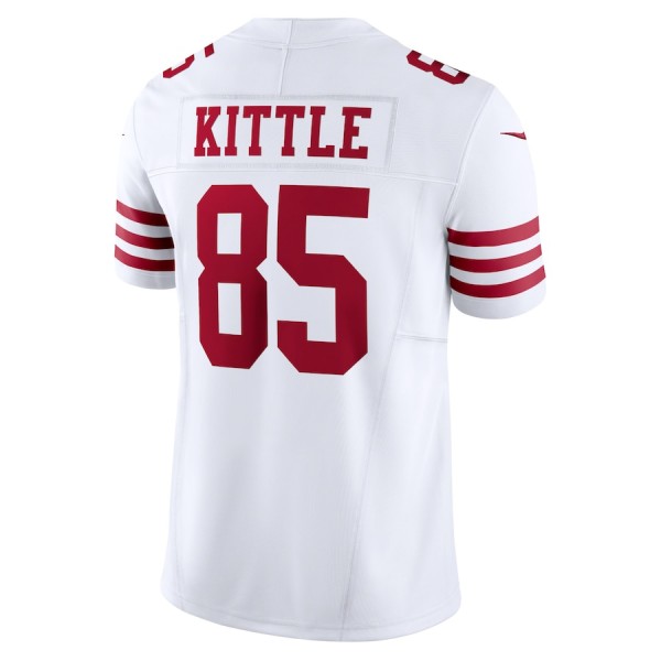 SF.49ers #85 George Kittle White F.U.S.E. Stitched jersey