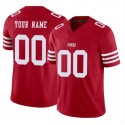 Custom SF.49ers Scarlet F.U.S.E. Stitched jersey