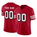 Custom SF.49ers Scarlet F.U.S.E. Stitched jersey