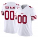 Custom SF.49ers White F.U.S.E. Stitched jersey