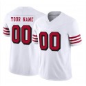 Custom SF.49ers White F.U.S.E. Stitched jersey