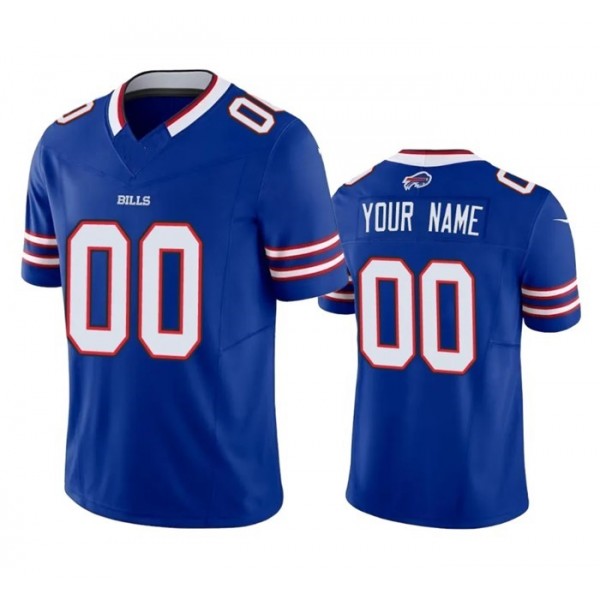 Custom B.Bills Blue F.U.S.E. Stitched jersey