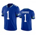 S.Seahawks #1 Dee Eskridge Royal F.U.S.E. Stitched jersey