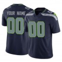 Custom S.Seahawks Navy F.U.S.E. Stitched jersey