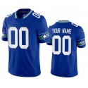 Custom S.Seahawks Royal F.U.S.E. Stitched jersey