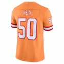 TB.Buccaneers #50 Vita Vea Orange F.U.S.E. Throwback Stitched jersey