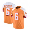 TB.Buccaneers #6 Baker Mayfield F.U.S.E. White/Gold Throwback Stitched jersey