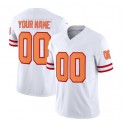 Custom TB.Buccaneers F.U.S.E. White Throwback Stitched jersey