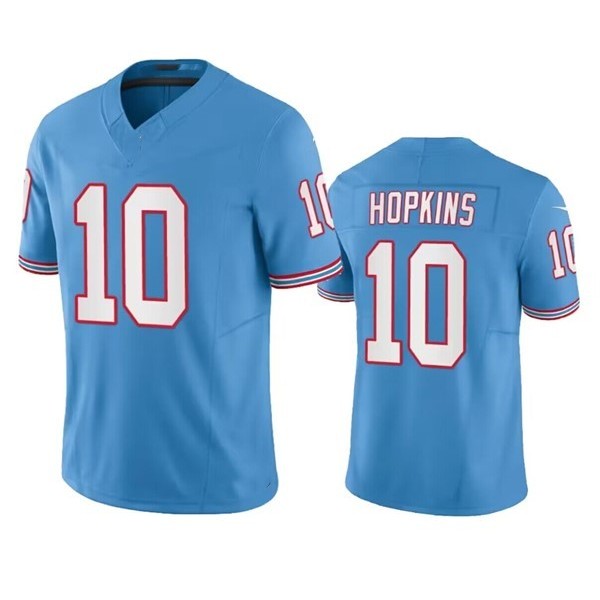 T.Titans #10 DeAndre Hopkins Light Blue F.U.S.E. Stitched jersey