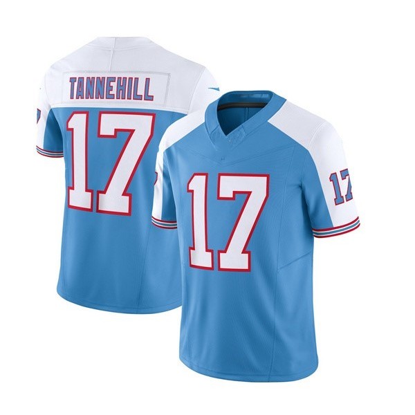 T.Titans #17 Ryan Tannehill Blue/White F.U.S.E. Stitched jersey