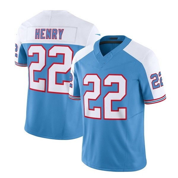 T.Titans #22 Derrick Henry Blue/White F.U.S.E. Stitched jersey