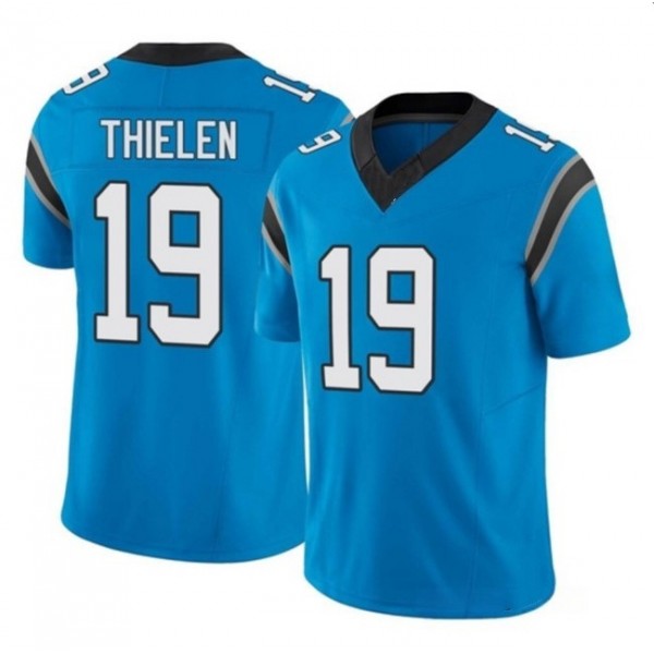 C.Panthers #19 Adam Thielen Blue F.U.S.E. Stitched jersey