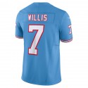 T.Titans #7 Malik Willis Light Blue F.U.S.E. Stitched jersey