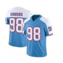 T.Titans #98 Jeffery Simmons Blue/White F.U.S.E. Stitched jersey