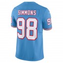 T.Titans #98 Jeffery Simmons Light Blue F.U.S.E. Stitched jersey