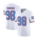 T.Titans #98 Jeffery Simmons White F.U.S.E. Stitched jersey