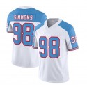 T.Titans #98 Jeffery Simmons White/Blue F.U.S.E. Stitched jersey