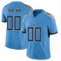 Custom T.Titans Blue F.U.S.E. Stitched jersey