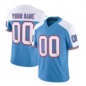 Custom T.Titans Blue/White F.U.S.E. Stitched jersey