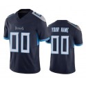 Custom T.Titans Navy F.U.S.E. Stitched jersey