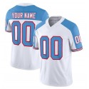 Custom T.Titans White/Blue F.U.S.E. Stitched jersey