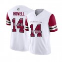 W.Commanders #14 Sam Howell White F.U.S.E. Stitched jersey