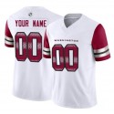 Custom W.Commanders White F.U.S.E. Throwback Stitched jersey