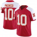 KC.Chiefs #10 Isiah Pacheco Red/White F.U.S.E. Stitched jersey