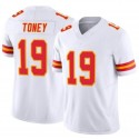 KC.Chiefs #19 Kadarius Toney White F.U.S.E. Stitched jersey