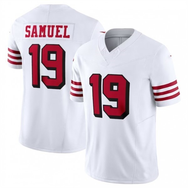 SF.49ers #19 Deebo Samuel New White F.U.S.E. Stitched jersey