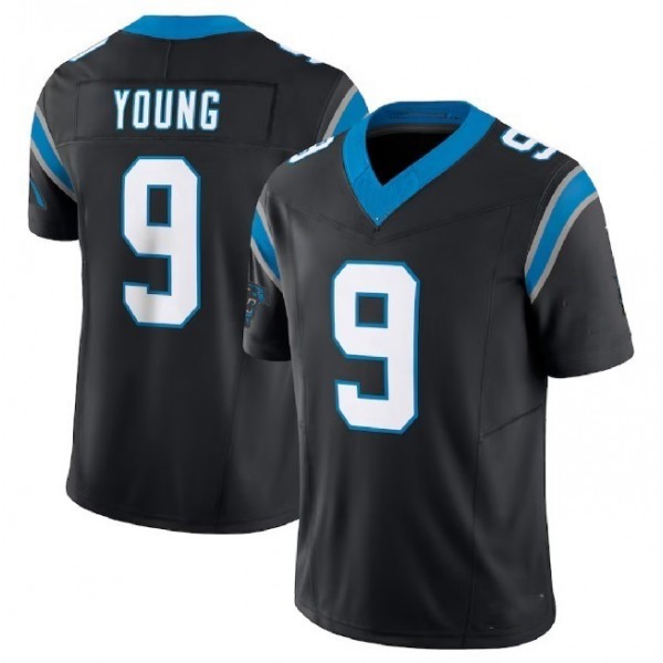 C.Panthers #9 Bryce Young Black F.U.S.E. Stitched jersey