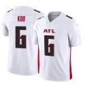 A.Falcons #6 Younghoe Koo White F.U.S.E. Stitched jersey