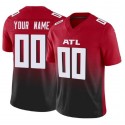 Custom A.Falcons Red/Black F.U.S.E. Stitched jersey