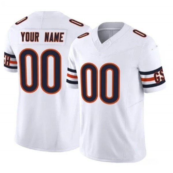 Custom C.Bears White F.U.S.E. Stitched jersey