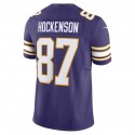 MN.Vikings #87 T.J. Hockenson Purple F.U.S.E. Stitched jersey