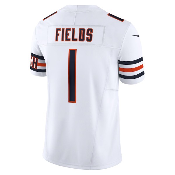 C.Bears #1 Justin Fields White F.U.S.E. Stitched jersey