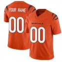 Custom C.Bengals Orange F.U.S.E. Stitched jersey