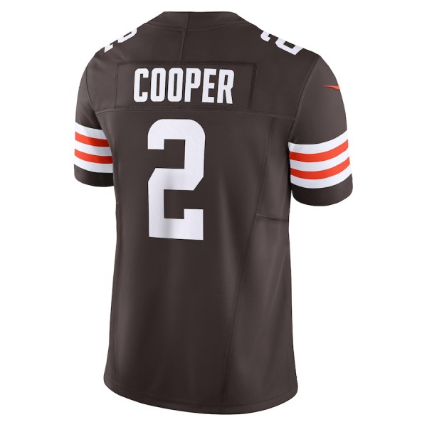 C.Browns #2 Amari Cooper Brown F.U.S.E. Stitched jersey