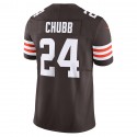 C.Browns #24 Nick Chubb Brown F.U.S.E. Stitched jersey