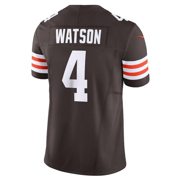 C.Browns #4 Deshaun Watson Brown F.U.S.E. Stitched jersey