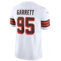 C.Browns #95 Myles Garrett White F.U.S.E. 1946 Collection Stitched jersey