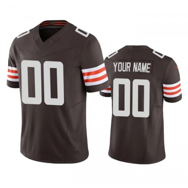 Custom C.Browns Brown F.U.S.E. Stitched jersey